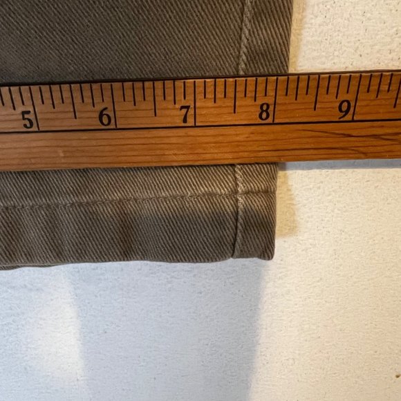 VINTAGE Savane Khaki Pants Relaxed Fit Button Back Pockets Mens 36 x 29 - Picture 5 of 9